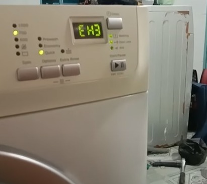 Lỗi EH3 máy giặt Electrolux là lỗi gì?