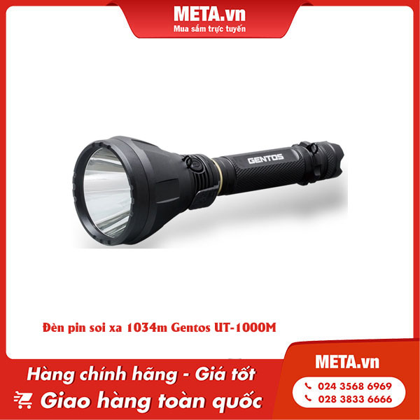 Đèn pin soi xa 1034m Gentos UT-1000M