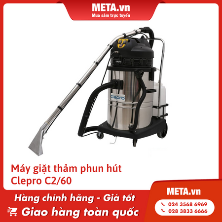 Máy giặt thảm phun hút Clepro CS-C2/60