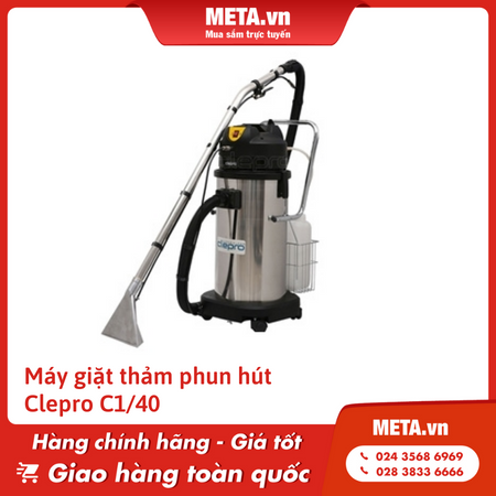 Máy giặt thảm phun hút Clepro C1/40
