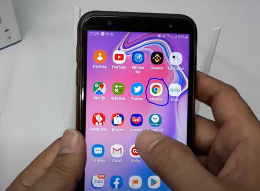 Truy cập vào Google