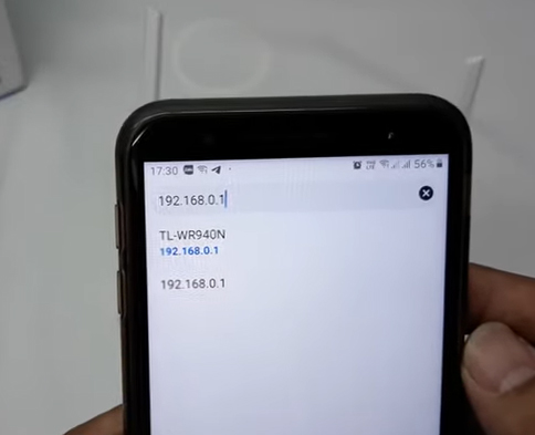 Nhập địa chỉ 192.168.0.1