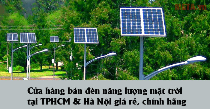 Cửa hàng bán đèn năng lượng mặt trời