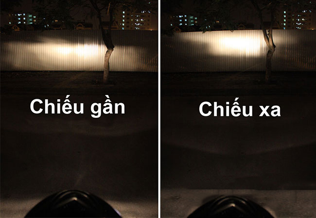 So sánh về đèn pha và đèn cốt