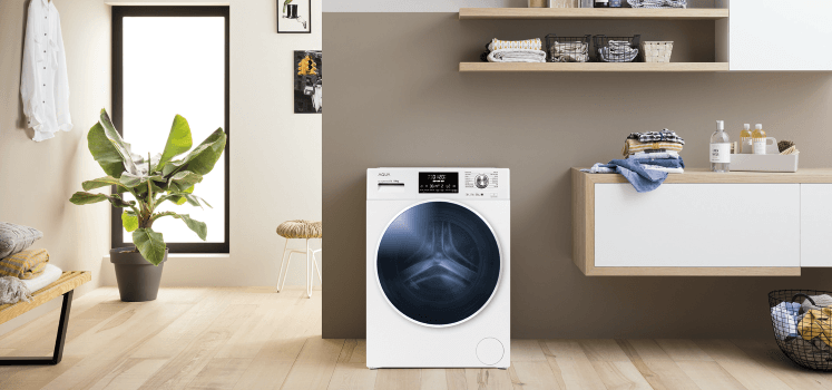 Cách vắt khô quần áo bằng máy giặt AQUA cửa ngang