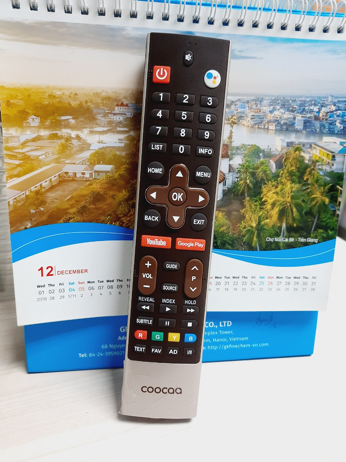 Điều khiển tivi Coocaa