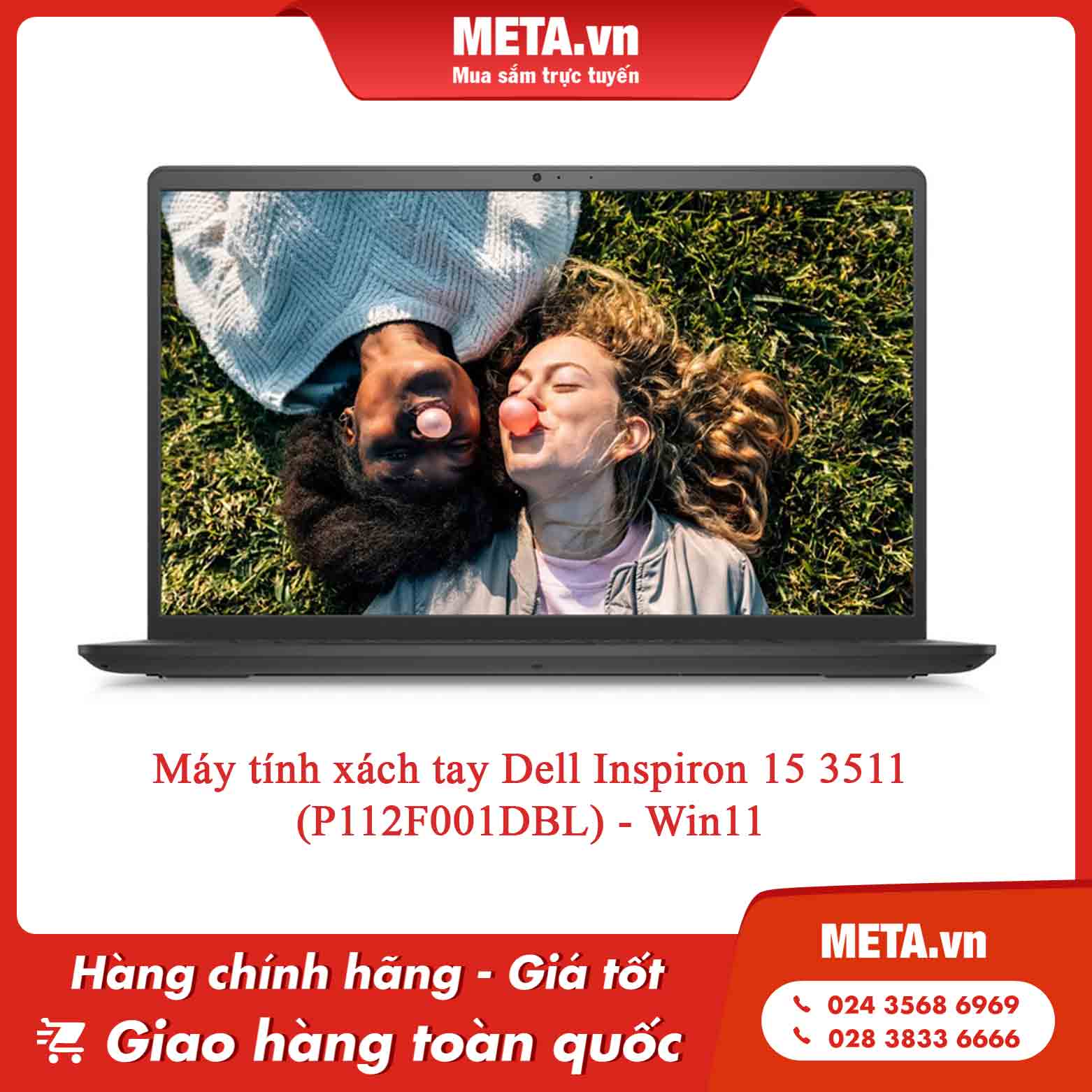 Laptop dưới 20 triệu Dell Inspiron 15 3511 (P112F001DBL) - Win11