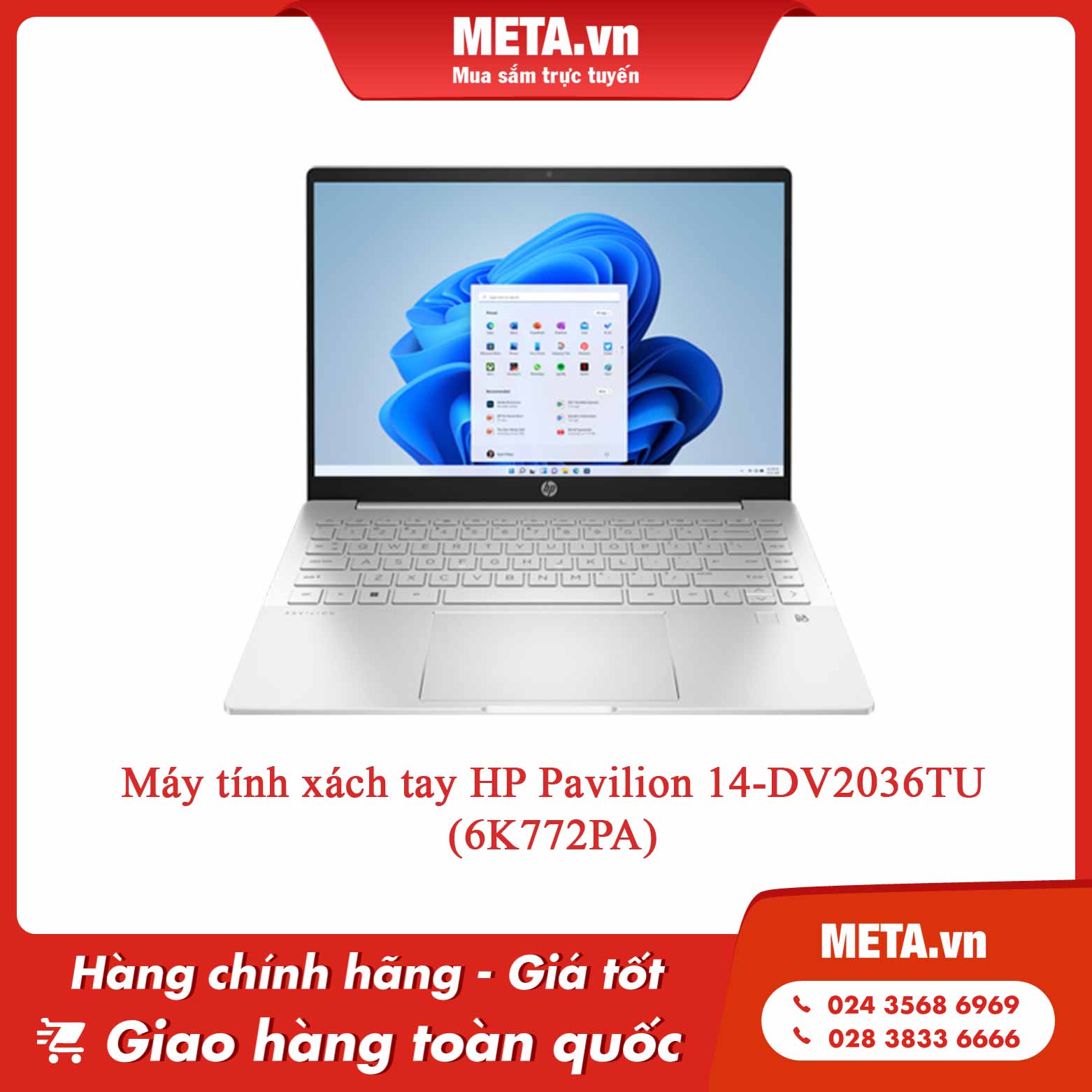 Máy tính xách tay HP Pavilion 14-DV2036TU (6K772PA)