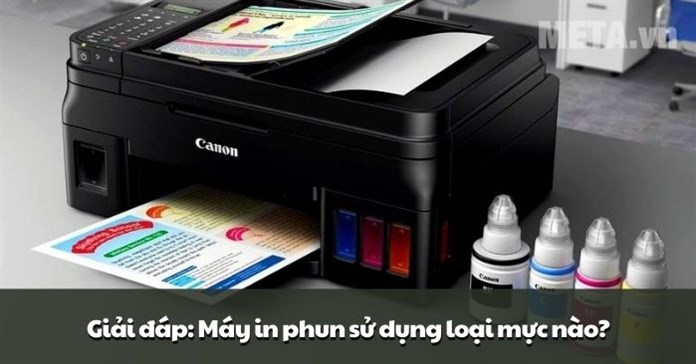 Giải đáp: Máy in phun sử dụng loại mực nào?