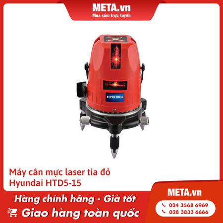 Máy cân mực laser tia đỏ Hyundai HTD5-15