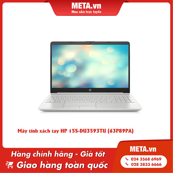 Máy tính xách tay HP 15S-DU3593TU (63P89PA)