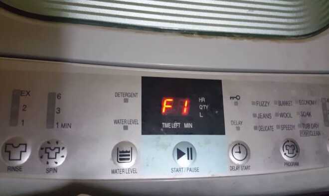 Mã lỗi FL máy giặt Hitachi