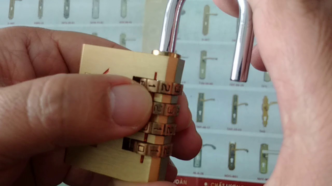 Cách đổi mật khẩu khóa số