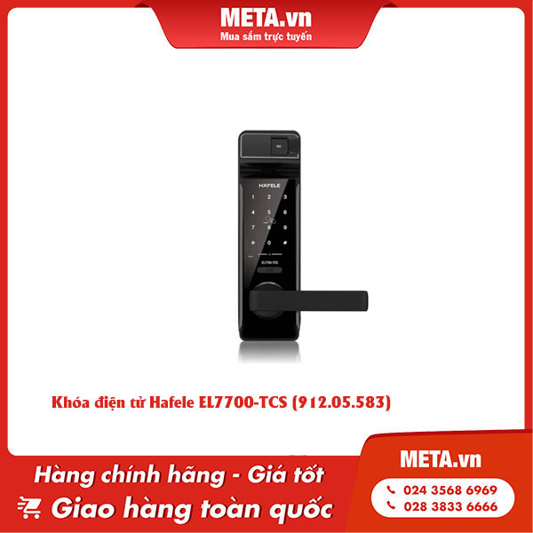 Khóa vân tay điện tử Hafele EL7700-TCS (912.05.583)