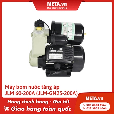 Máy bơm nước tăng áp tự động JLM 60-200A (JLM-GN25-200A) - 200W