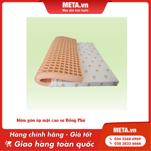 Nệm gòn ép mặt cao su Đồng Phú