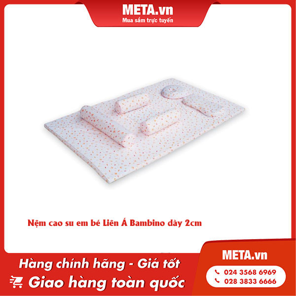 Nệm cao su em bé Liên Á Bambino dày 2cm