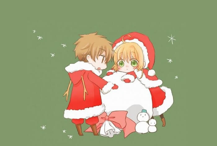 Vectơ miễn phí-Vẽ Tay Anime Giáng Sinh Cô Gái Dễ Thương Món Quà Dưới Cảnh  Tuyết hình ảnh-Đồ họa id732513795-vn.lovepik.com