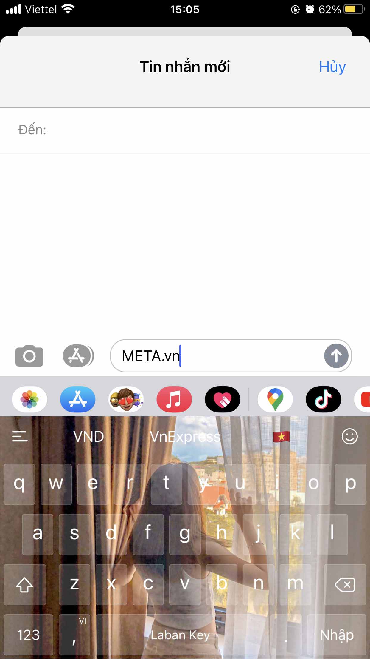 Quá trình đổi màn hình bàn phím iPhone thành công
