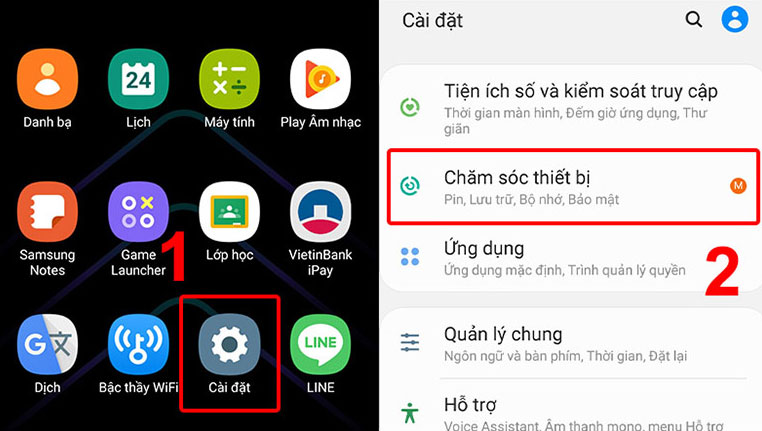 Cách giải phóng dung lượng Samsung bằng việc xóa file tài liệu