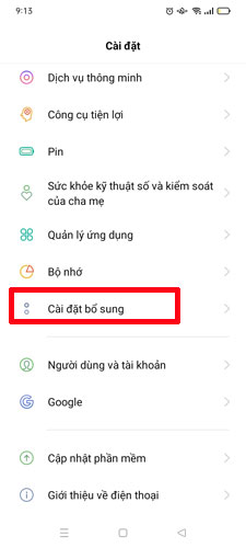 Cách tắt nguồn điện thoại OPPO không cần nút nguồn