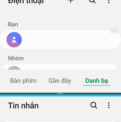 Chọn thêm một ứng dụng thứ hai mà bạn muốn dùng song song khi đã chia đôi màn hình