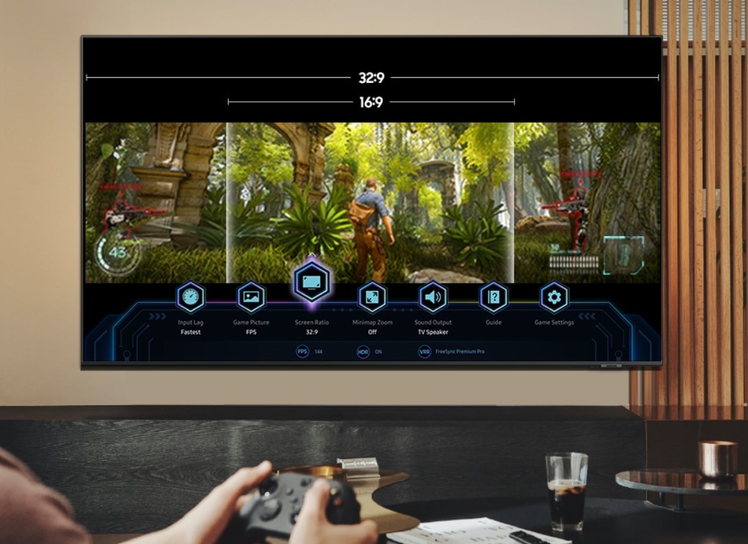 Công nghệ UltraWide Game View, Game Bar