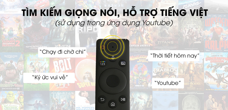 Lợi ích khi tìm kiếm giọng nói tivi Samsung
