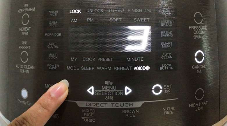 hướng dẫn sử dụng nồi cơm điện Cuckoo CHSS1009FN