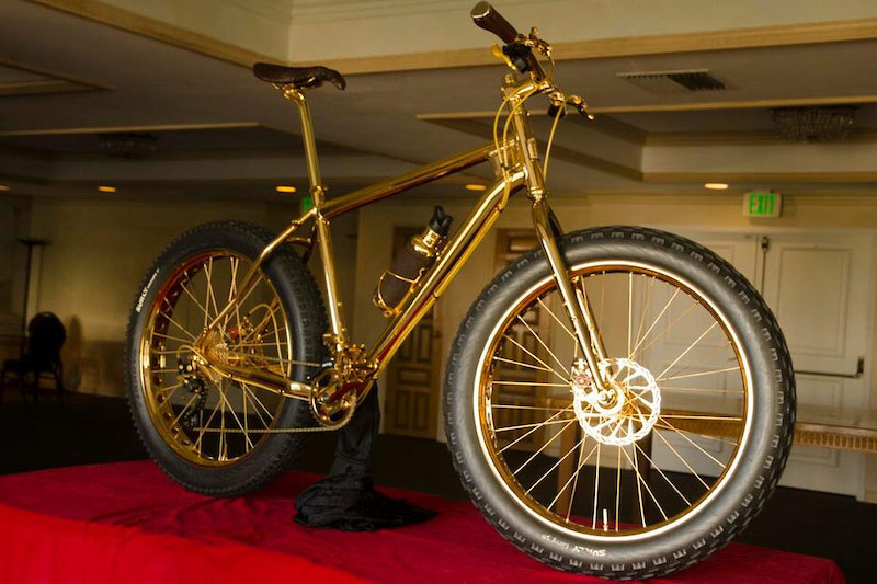24K Gold Extreme Mountain Bike