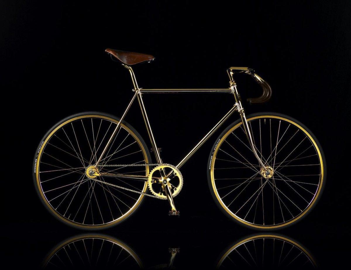 Aurumania Crystal Edition Gold Bike