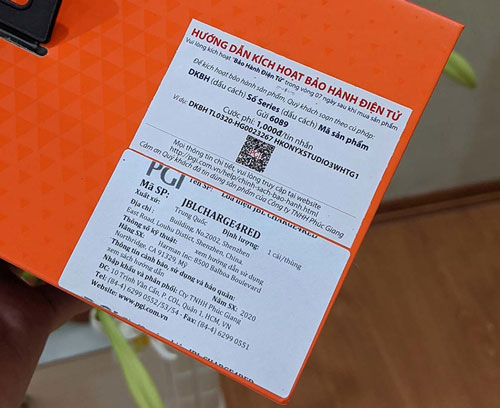 Cách phân biệt loa JBL thật giả qua phiếu bảo hành