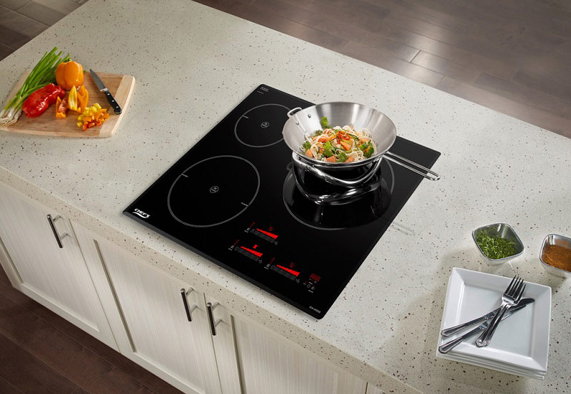 Kích thước bếp từ 3 vùng nấu