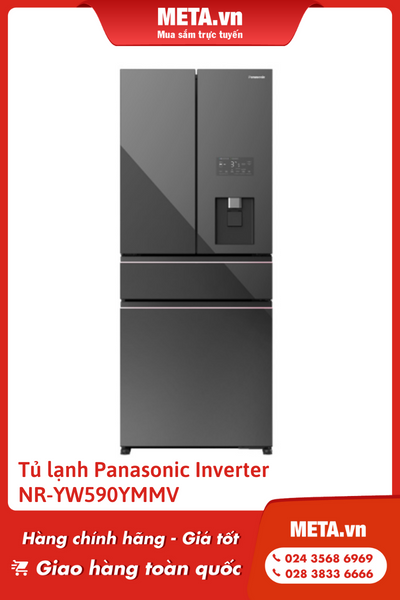 Tủ lạnh Panasonic Inverter NR-YW590YMMV