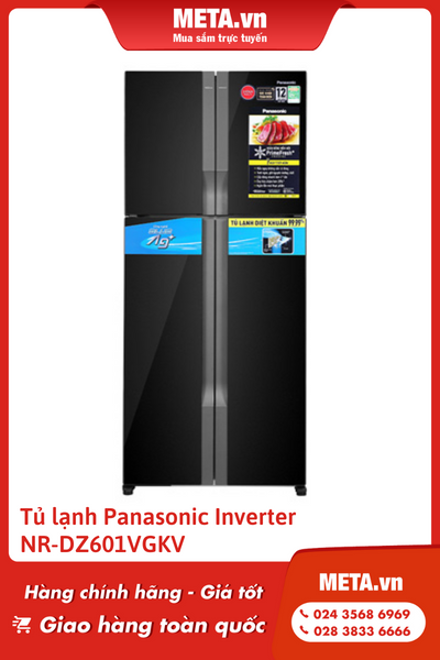Tủ lạnh Panasonic Inverter NR-DZ601VGKV