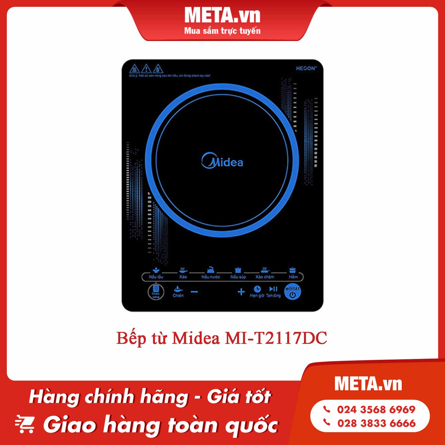 Bếp từ Midea MI-T2117DC