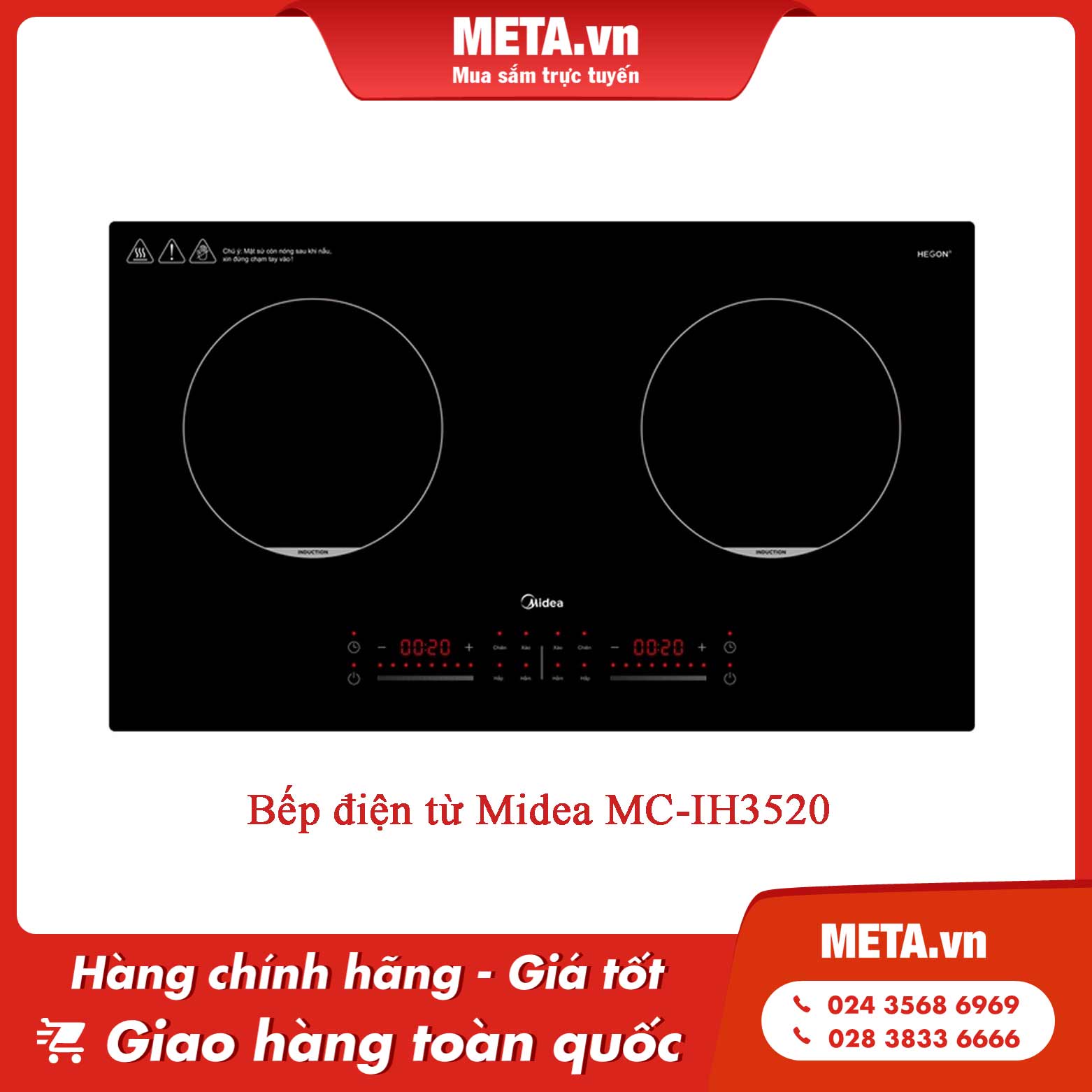 Bếp điện từ Midea MC-IH3520