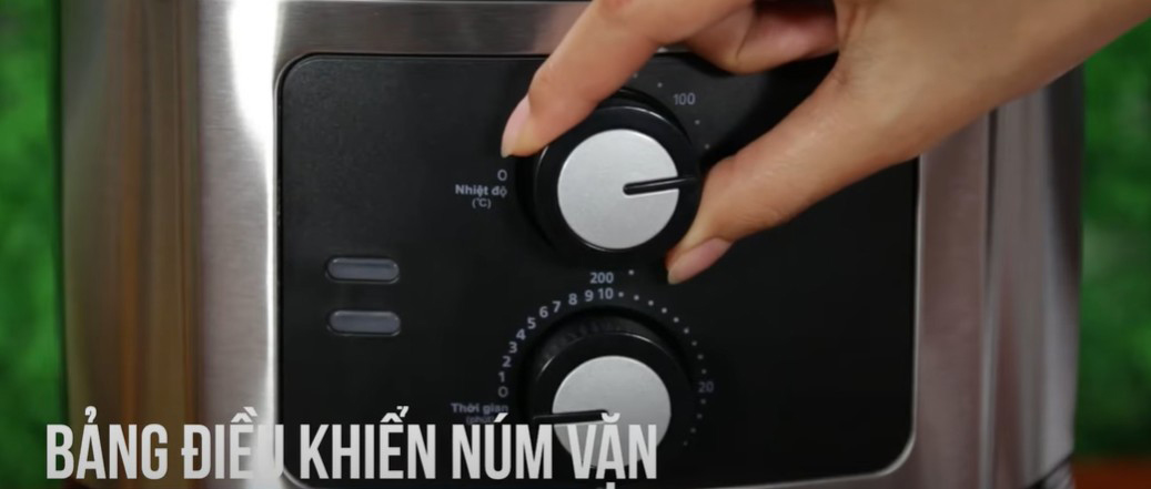 Nồi chiên không dầu Coex núm vặn