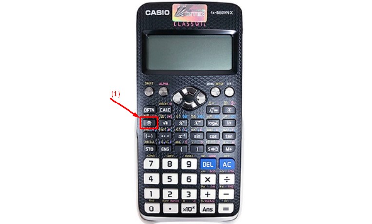 Tạo ba hàng ngang để chơi XO trên máy tính Casio 580