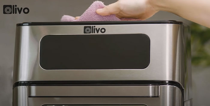 Cách vệ sinh nồi chiên không dầu Olivo AF12 