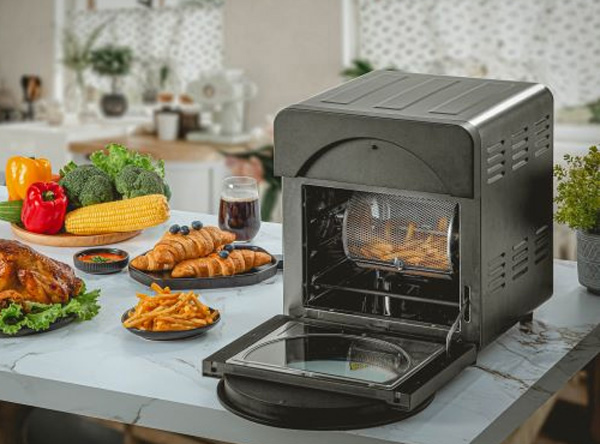 Nồi chiên không dầu Olivo AF15 có thiết kế gọn gàng
