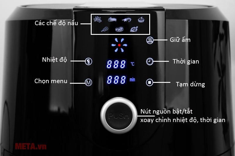 cách sử dụng nồi chiên không dầu Kangaroo KG55AF1A