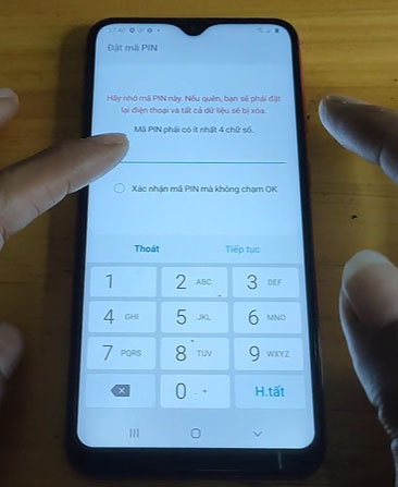 Cách đặt mật khẩu mã PIN cho Samsung
