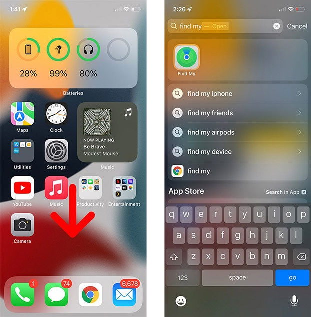 Cách tìm tai nghe Bluetooth bị mất trên iPhone