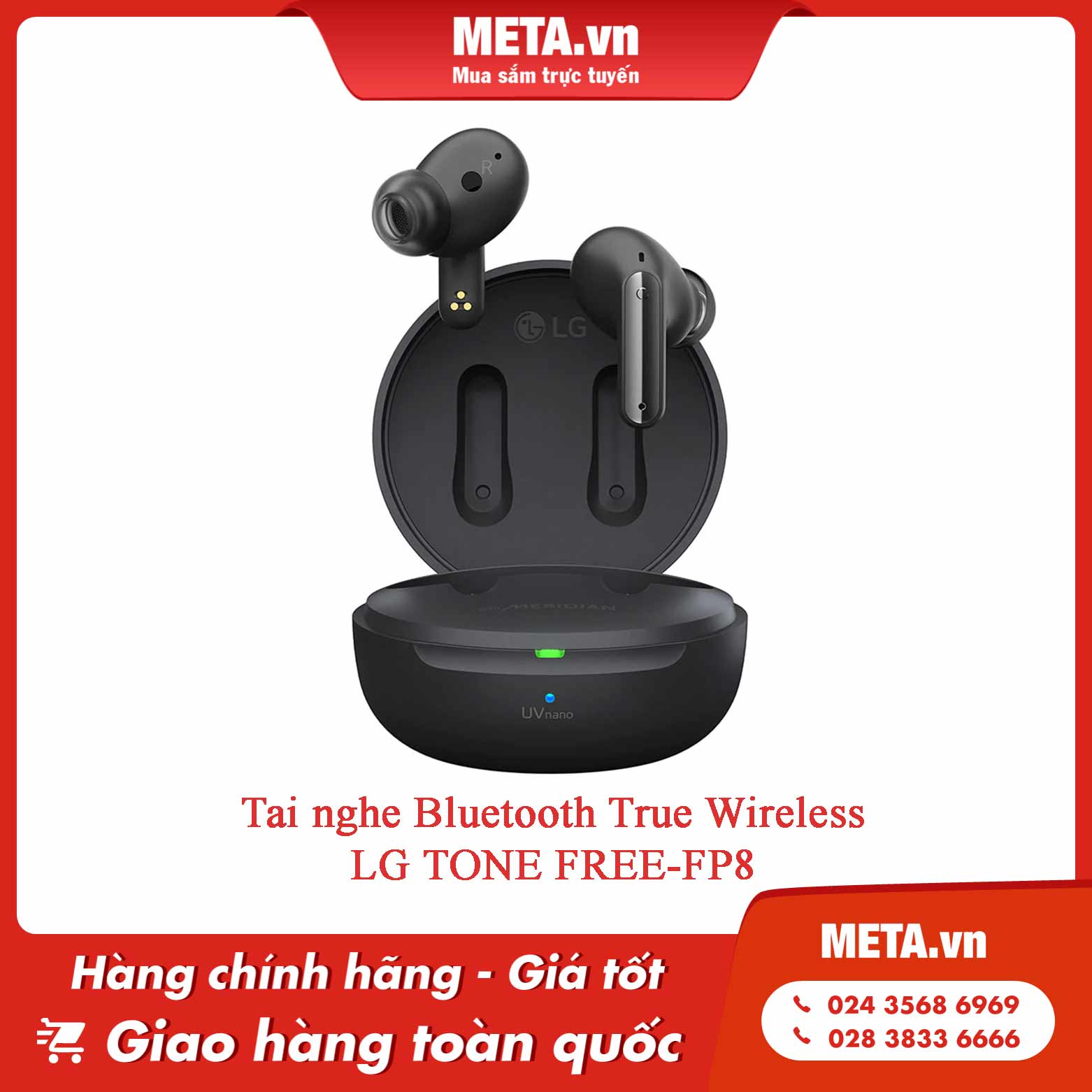 Tai nghe Bluetooth True Wireless LG TONE FREE-FP8