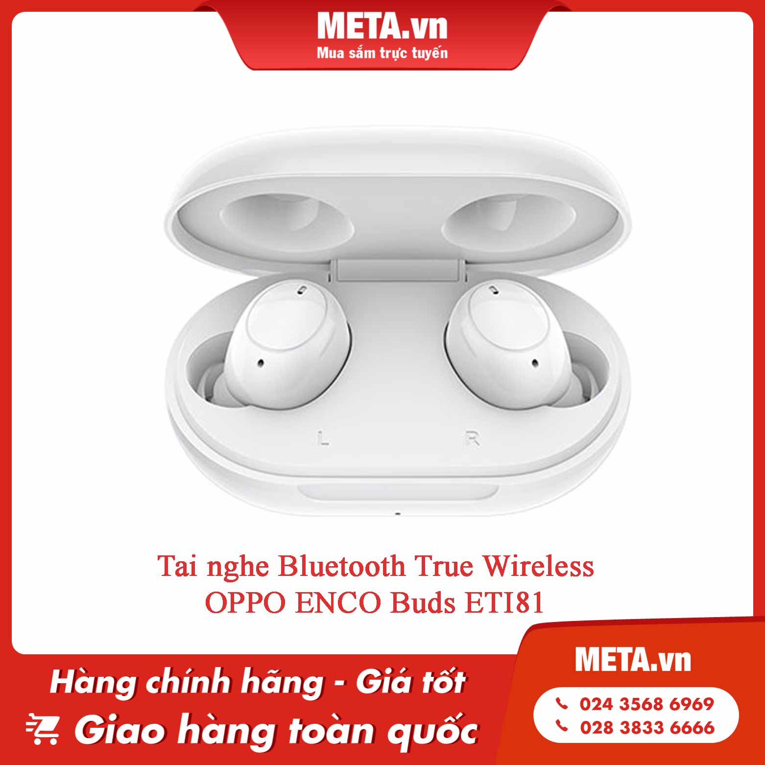 Tai nghe Bluetooth True Wireless OPPO ENCO Buds ETI81