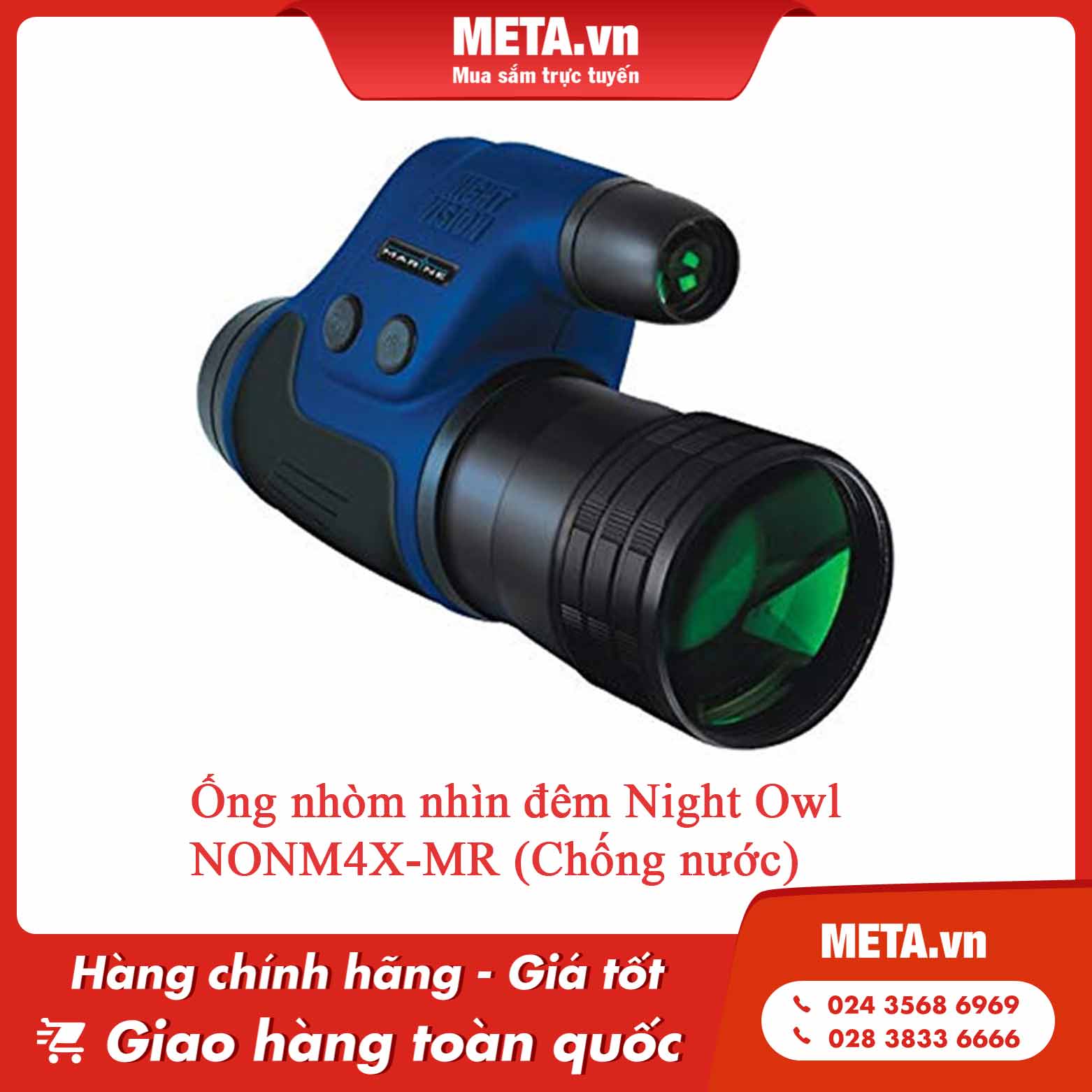 Ống nhòm nhìn đêm Night Owl NONM4X-MR (Chống nước)