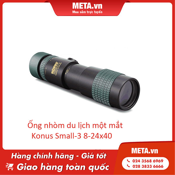 Ống nhòm 1 mắt Konus Small-3 8-24x40