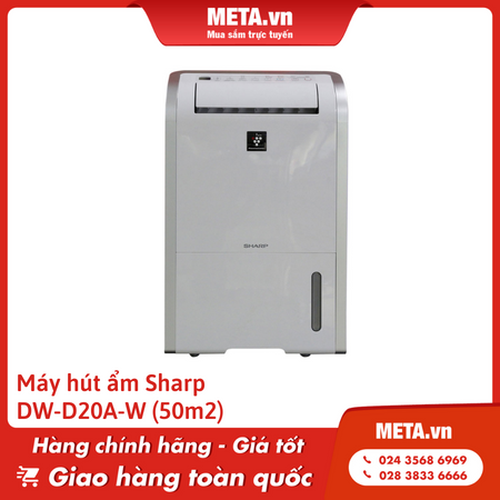 Máy hút ẩm Sharp DW-D20A-W (50m2)