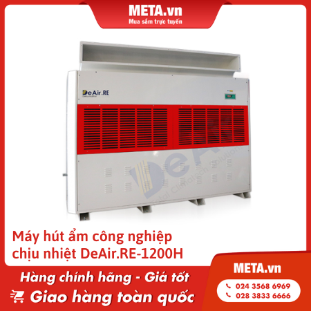 Máy hút ẩm công nghiệp chịu nhiệt DeAir.RE-1200H (1.200 lít/ngày)